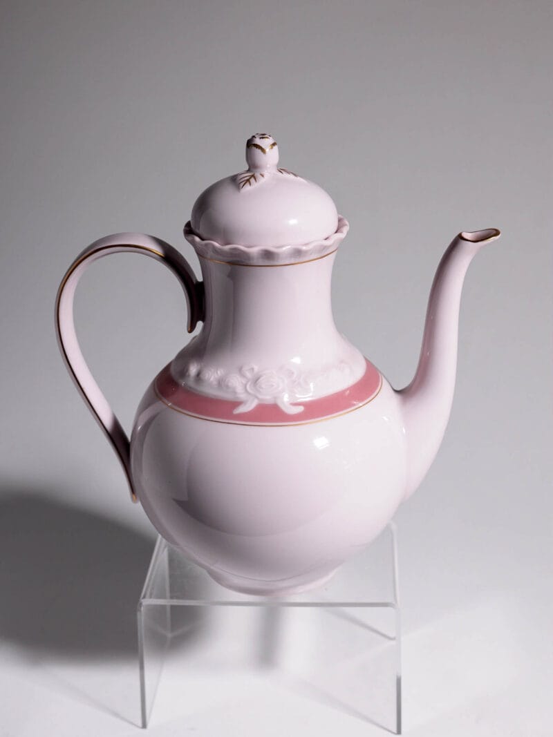 porcelanowy-imbryk-hutschenreuther-pink-rose-20260608-0506 Imbryk Hutschenreuther Róża z różowej porcelany lata 70te