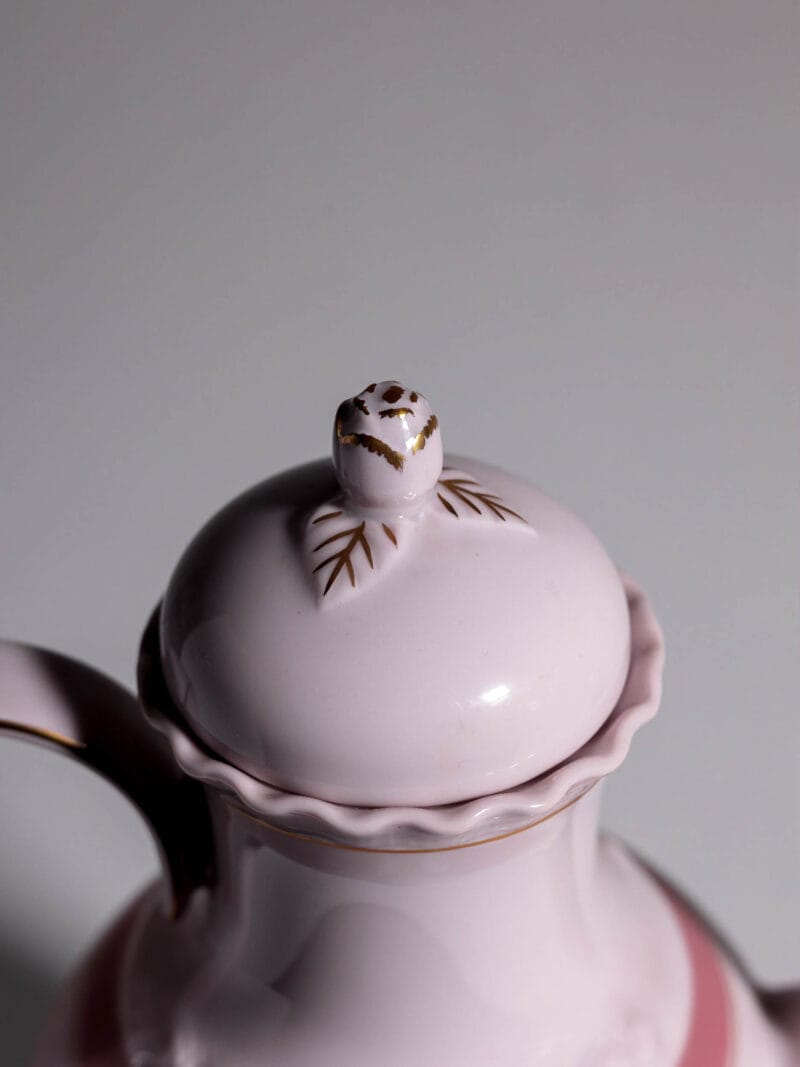 porcelanowy-imbryk-hutschenreuther-pink-rose-20260608-0507 Imbryk Hutschenreuther Róża z różowej porcelany lata 70te