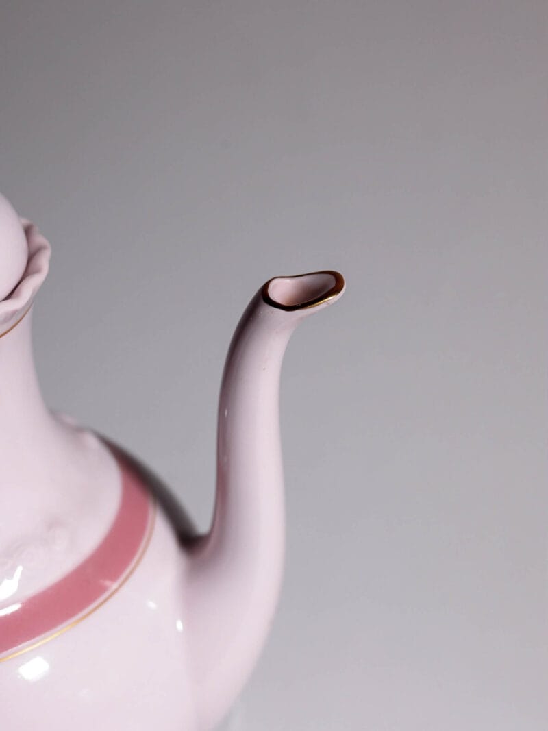 porcelanowy-imbryk-hutschenreuther-pink-rose-20260608-0508 Imbryk Hutschenreuther Róża z różowej porcelany lata 70te