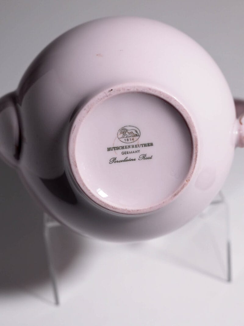 porcelanowy-imbryk-hutschenreuther-pink-rose-20260608-0511 Imbryk Hutschenreuther Róża z różowej porcelany lata 70te