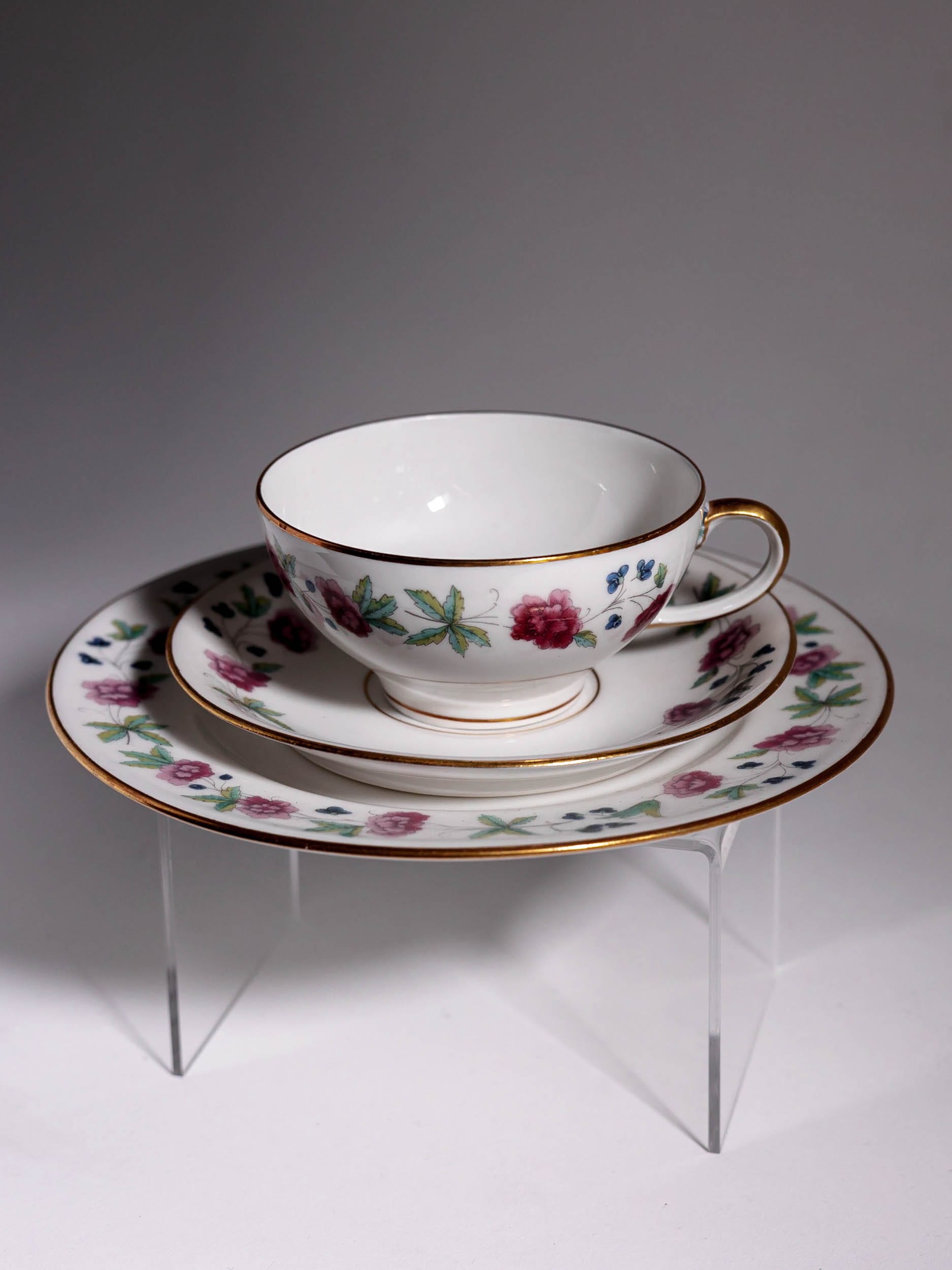 Secesyjne trio do herbaty Limoges 1891-1932