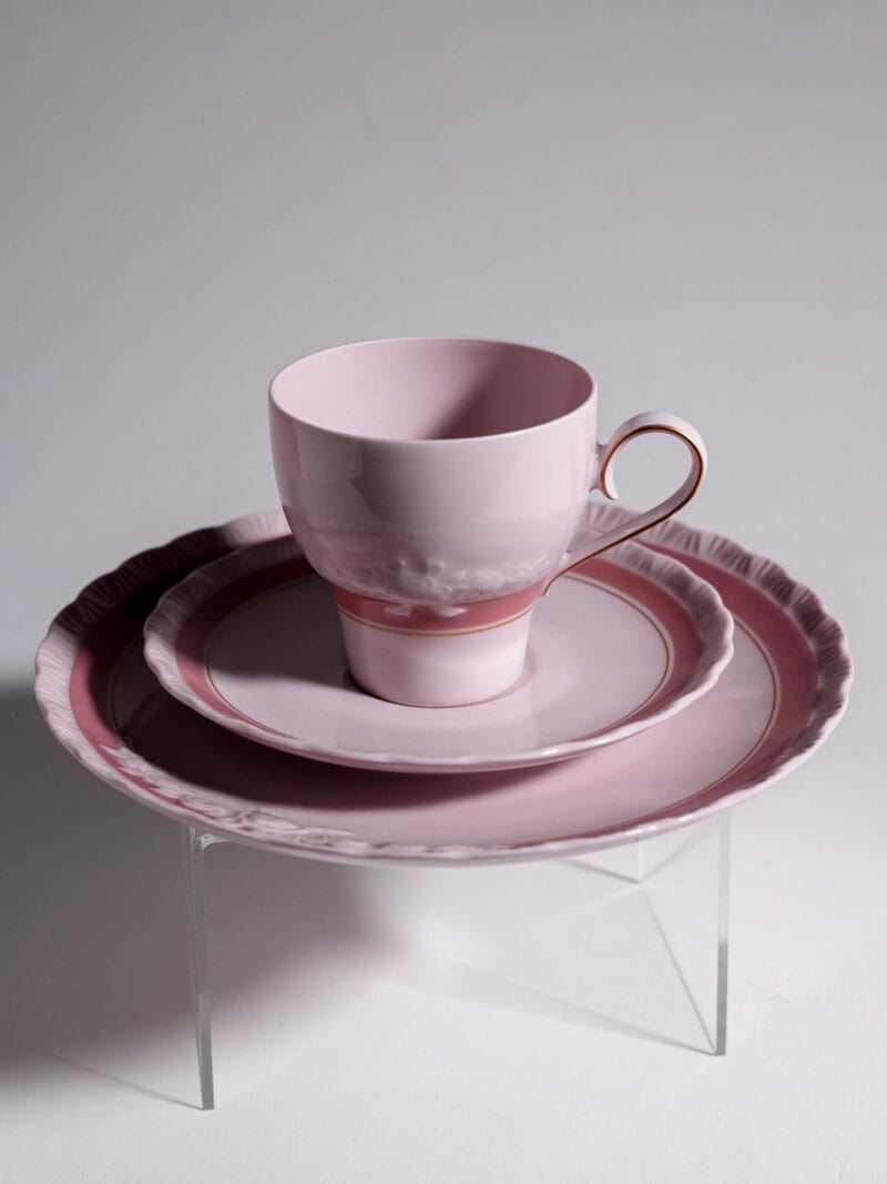 trio-kawowe-polmisek-hutschenreuther-pink-rose-20260608-0517 Trio kawowe Hutschenreuther Pink Rose lata 70te