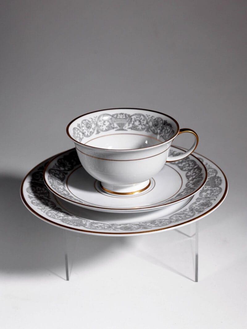 trio-rosenthal-aida-ornament-20260608-0097 Trio kawowe Rosenthal Aida ornament lata 70te
