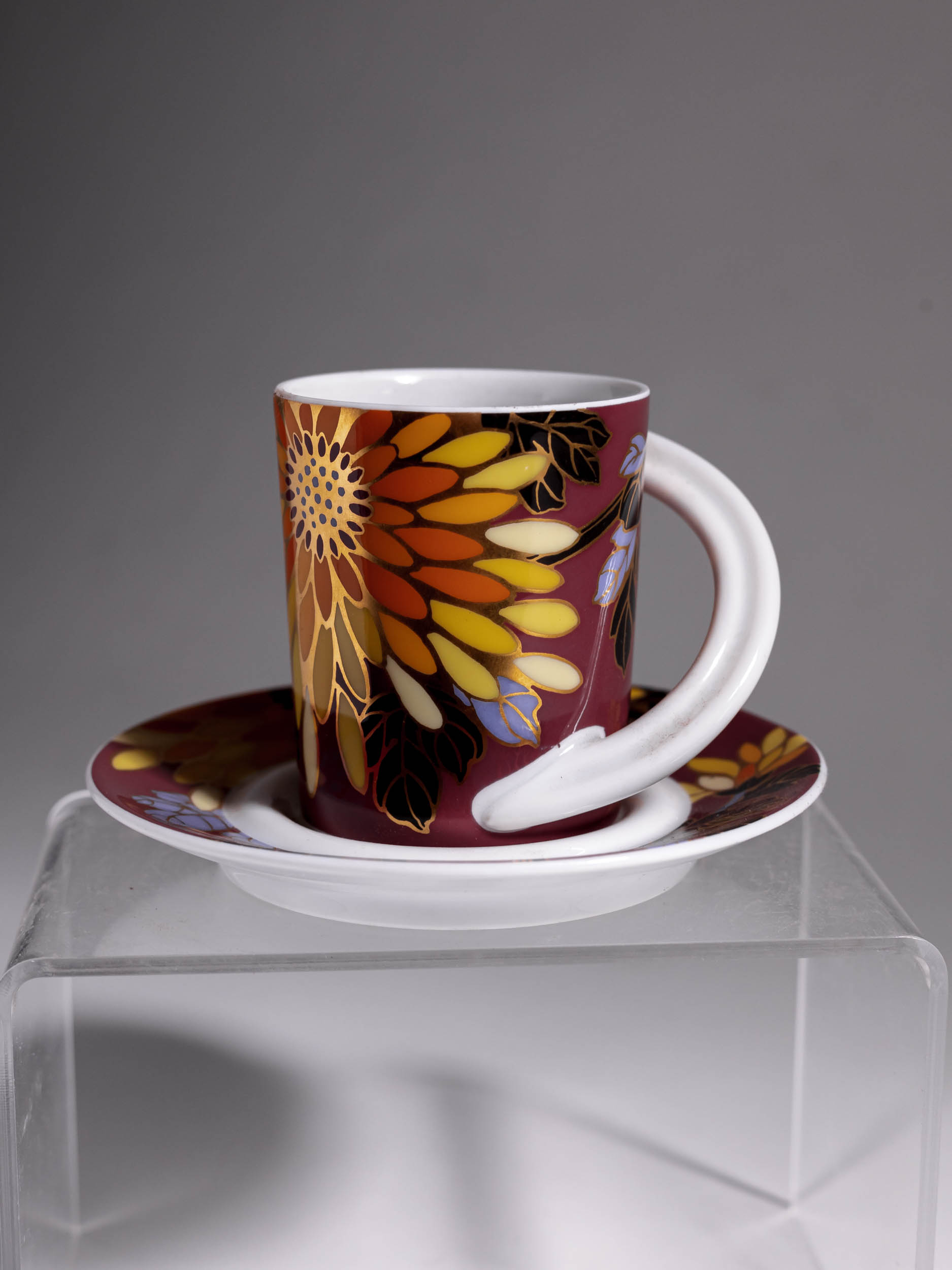Duo do espresso Rosenthal Cupola nr 20 G. Muller Behrendt lata 80te