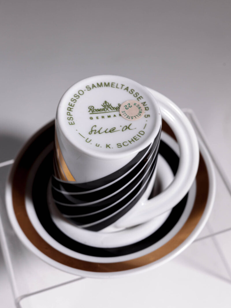 duo-esoresso-rosenthal-cupola-nr5-20261005-8703 Duo do espresso Rosenthal Cupola nr 5 U.u.K. Scheid lata 80te