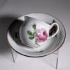 duo-kawowe-meissen-roza-labedz-20261005-8323 Duo kawowe Meissen z wzorem w różę uszko łabędzia 1924 rok