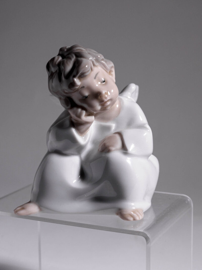 figurka-aniolka-rozmyslajacego-lladro-20261005-8867 Figurka rozmyślającego anioła Lladro lata 90te