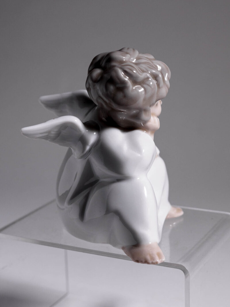 figurka-aniolka-rozmyslajacego-lladro-20261005-8871 Figurka rozmyślającego anioła Lladro lata 90te