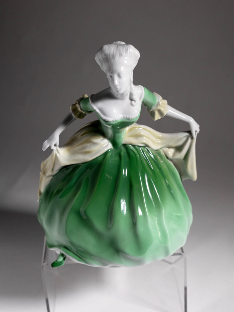 figurka-baletnicy-zielona-rosenthal-20261005-8367 Figurka tancerki Rosenthal Empire Dancer ata 80te
