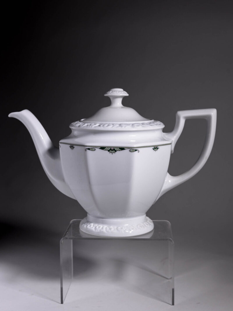 Imbryk herbaciany Rosenthal Maria zielona girlanda lata 70te