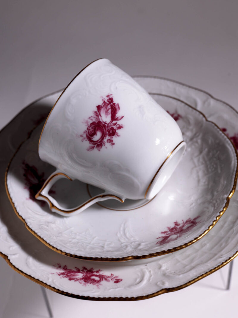 trio-kawowe-150ml-rosenthal-sanssouci-pink-rose-20261005-8472 Trio kawowe Rosenthal Sanssouci Pink Rose lata 60te