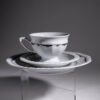 Trio kawowe Rosenthal Maria zielona girlanda lata 70te